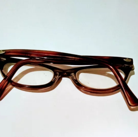 1950s Vintage Swan Cateye USA Eyeglasses Frames - Picture 4 of 5